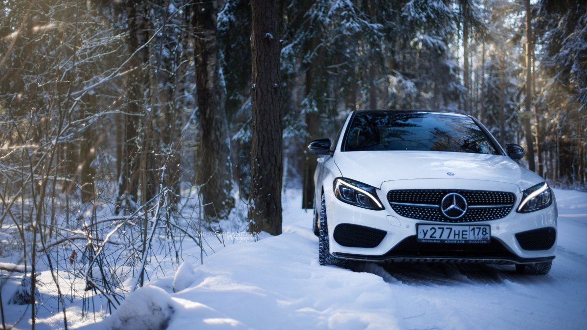 Mercedes-Benz c450 зима
