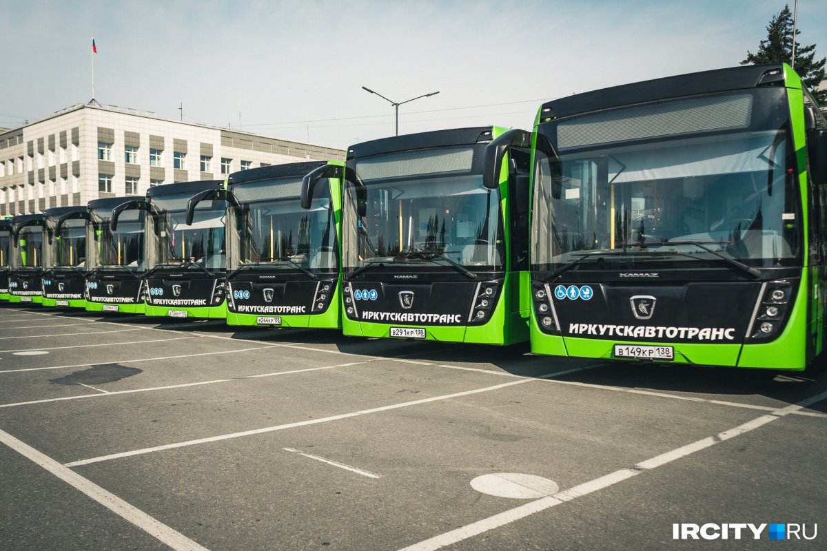 Новые автобусы в Иркутске