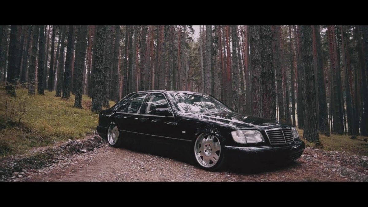 Mercedes w140 s600 в лесу