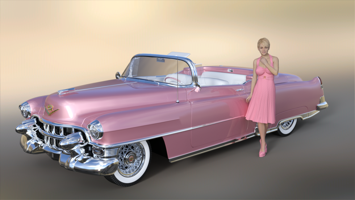 Cadillac Eldorado Pink