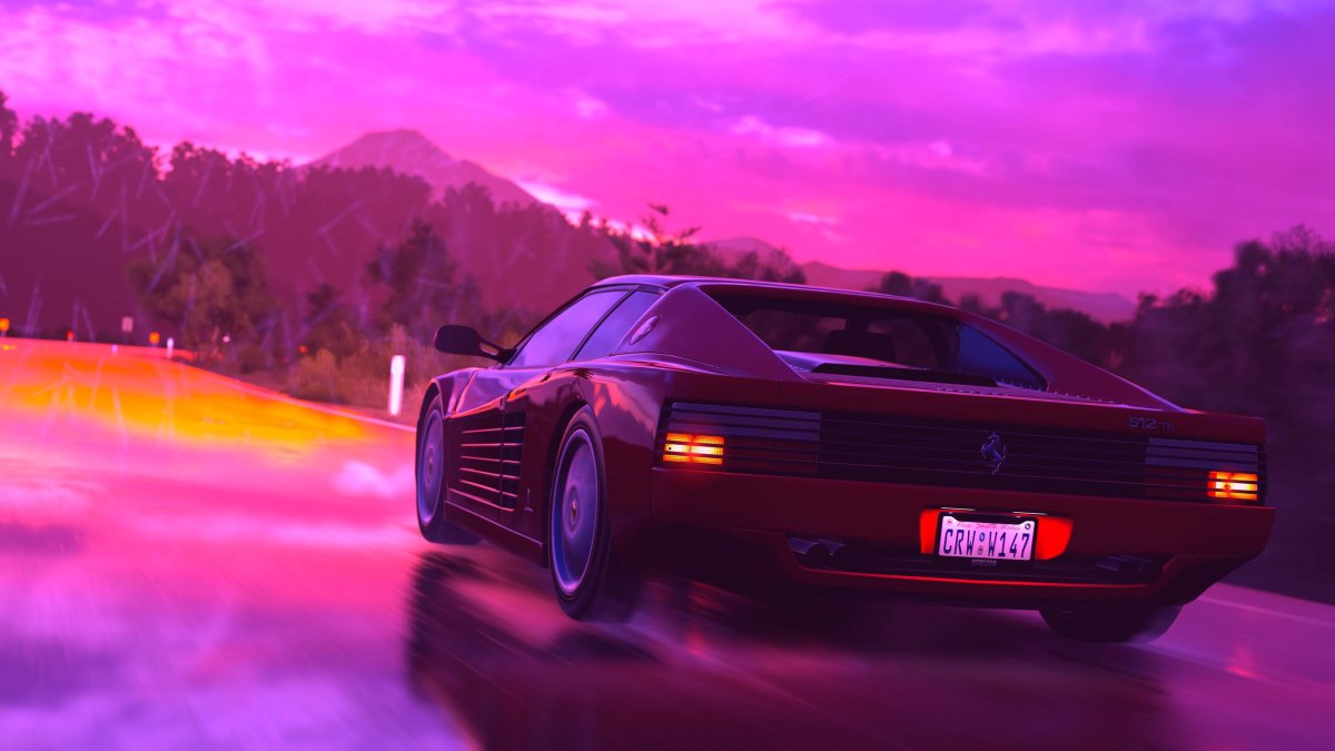 Ferrari Testarossa Neon