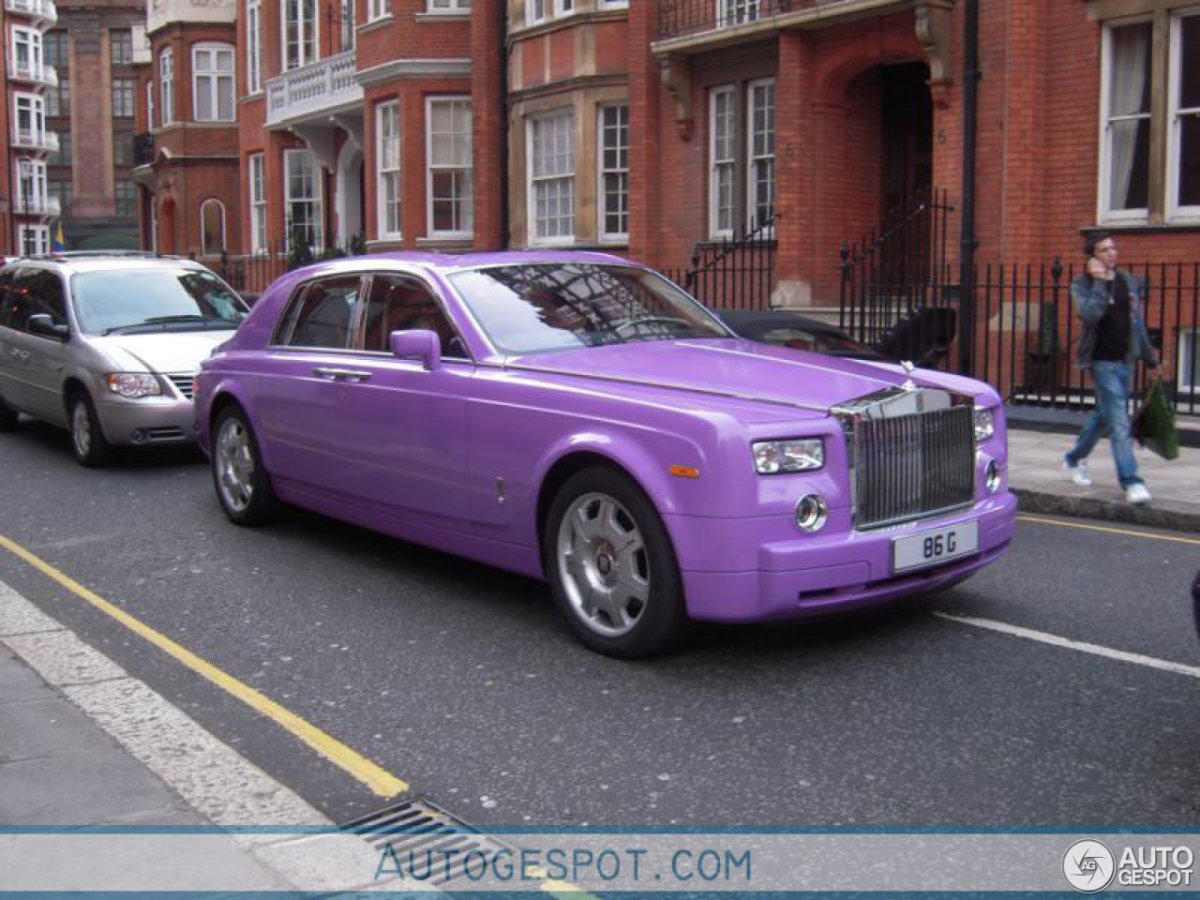 Rolls Royce Phantom Purple