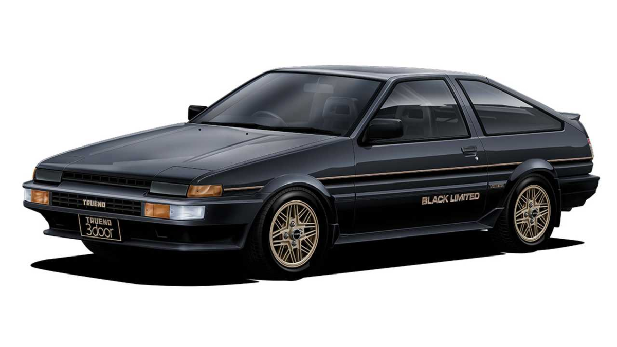 Toyota ae86 Black Limited