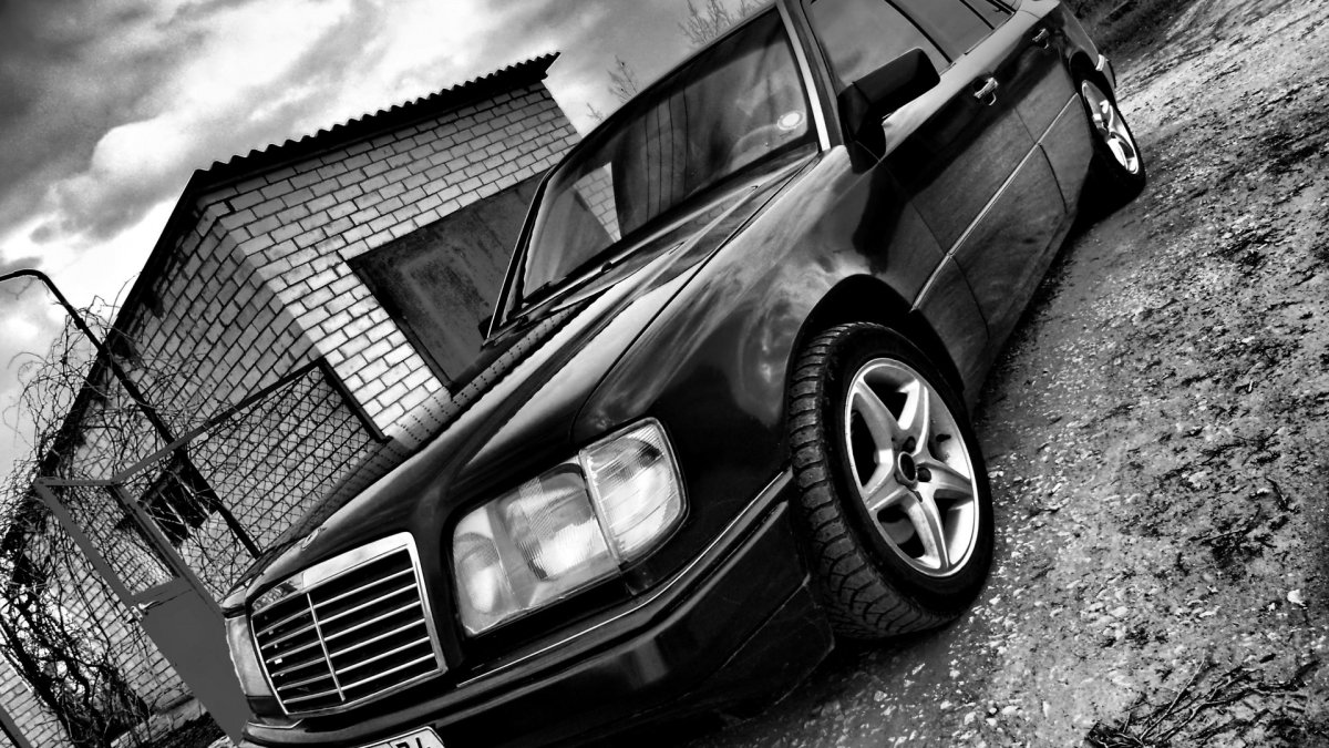 Мерседес w124 бандиты