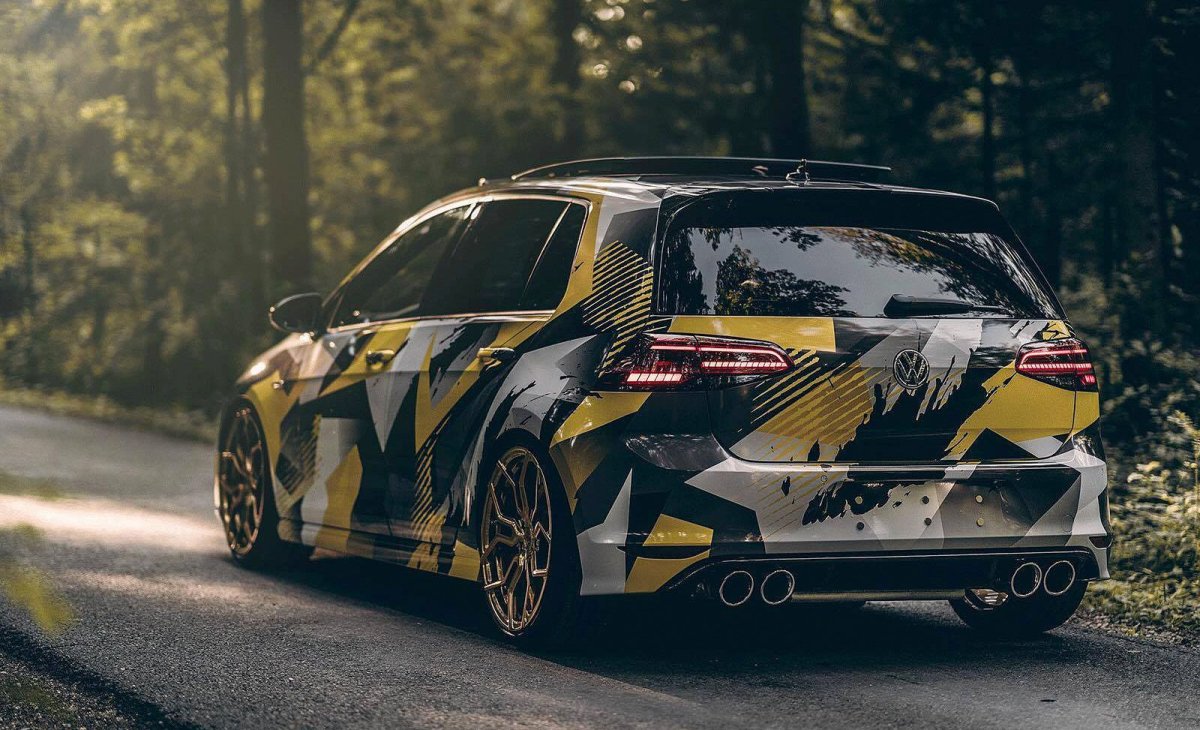VW Golf mk7 камуфляж