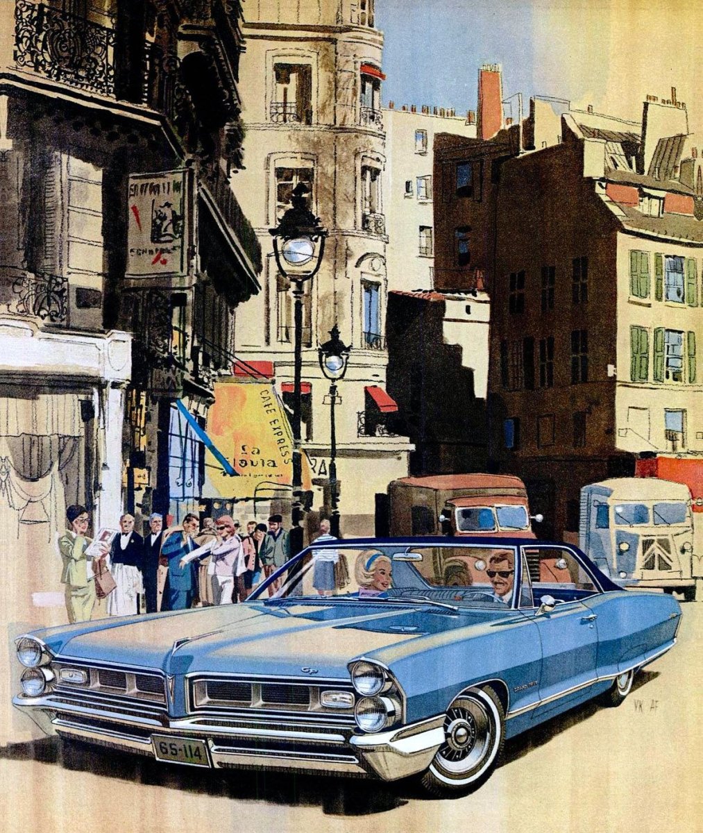 Pontiac Grand prix 1965 арт