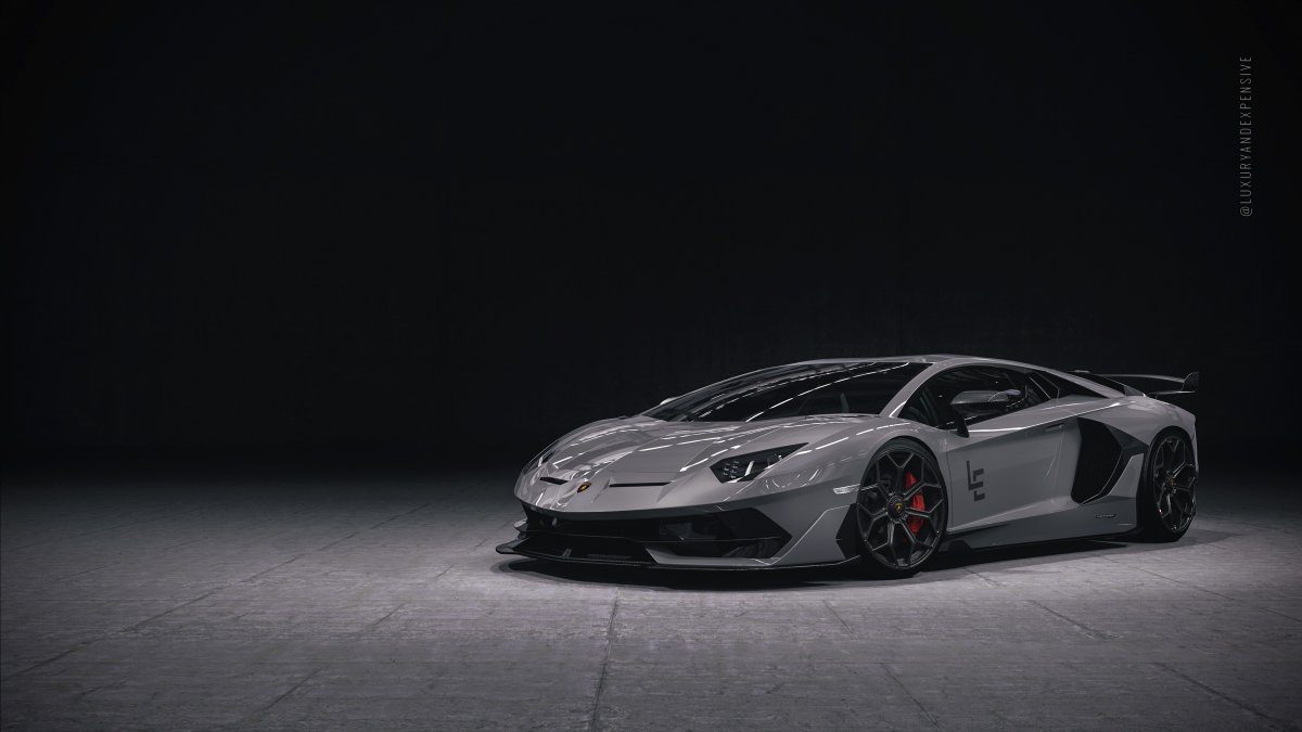 Lamborghini Aventador SVJ 4k