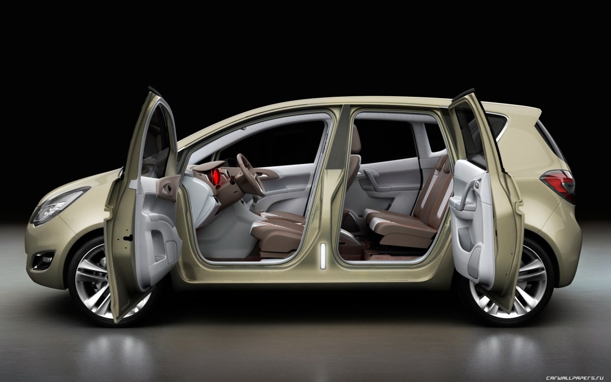 Opel Meriva открытые двери
