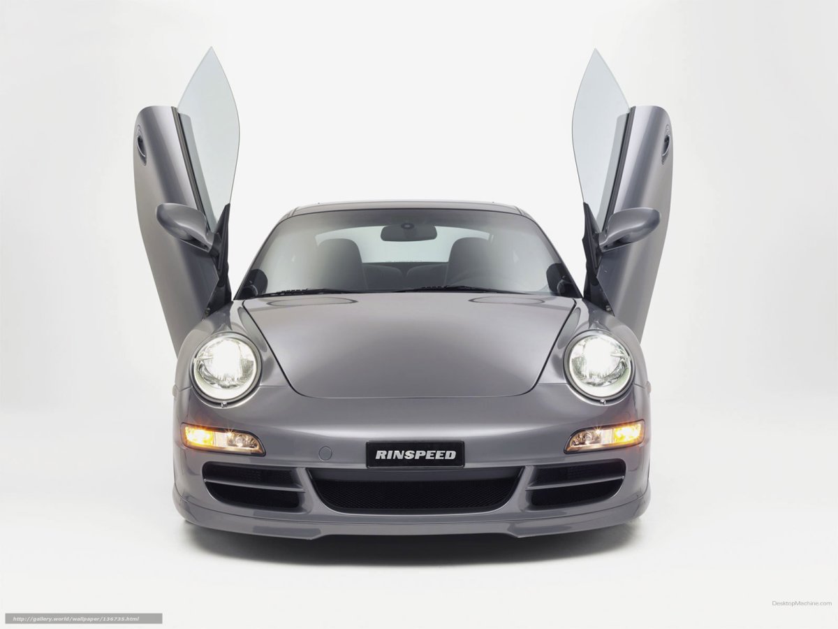 Porsche 911 открытая дверь