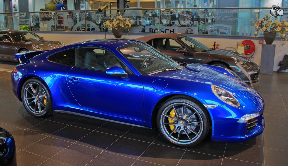 Краска Porsche Saphir Blue Metallic