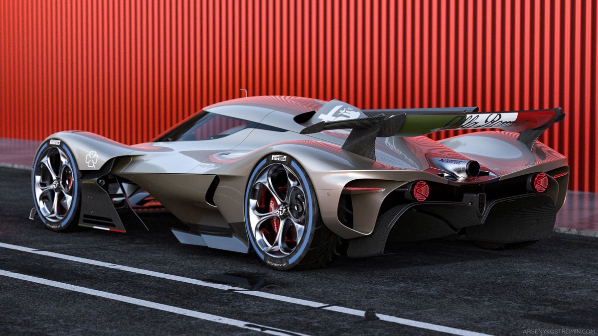Alfa-Romeo 8c-r Tazio.