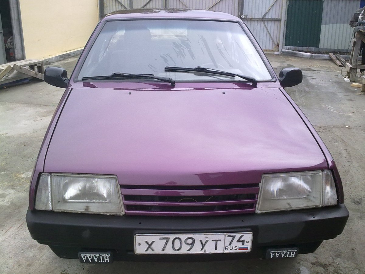 ВАЗ 21099 фиолетовая