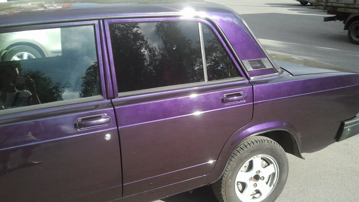 ВАЗ 2107 фиолетовый металлик