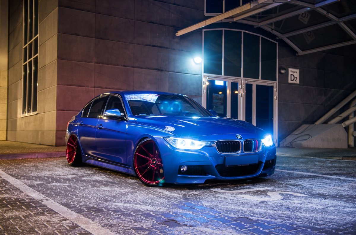 BMW м3 синяя