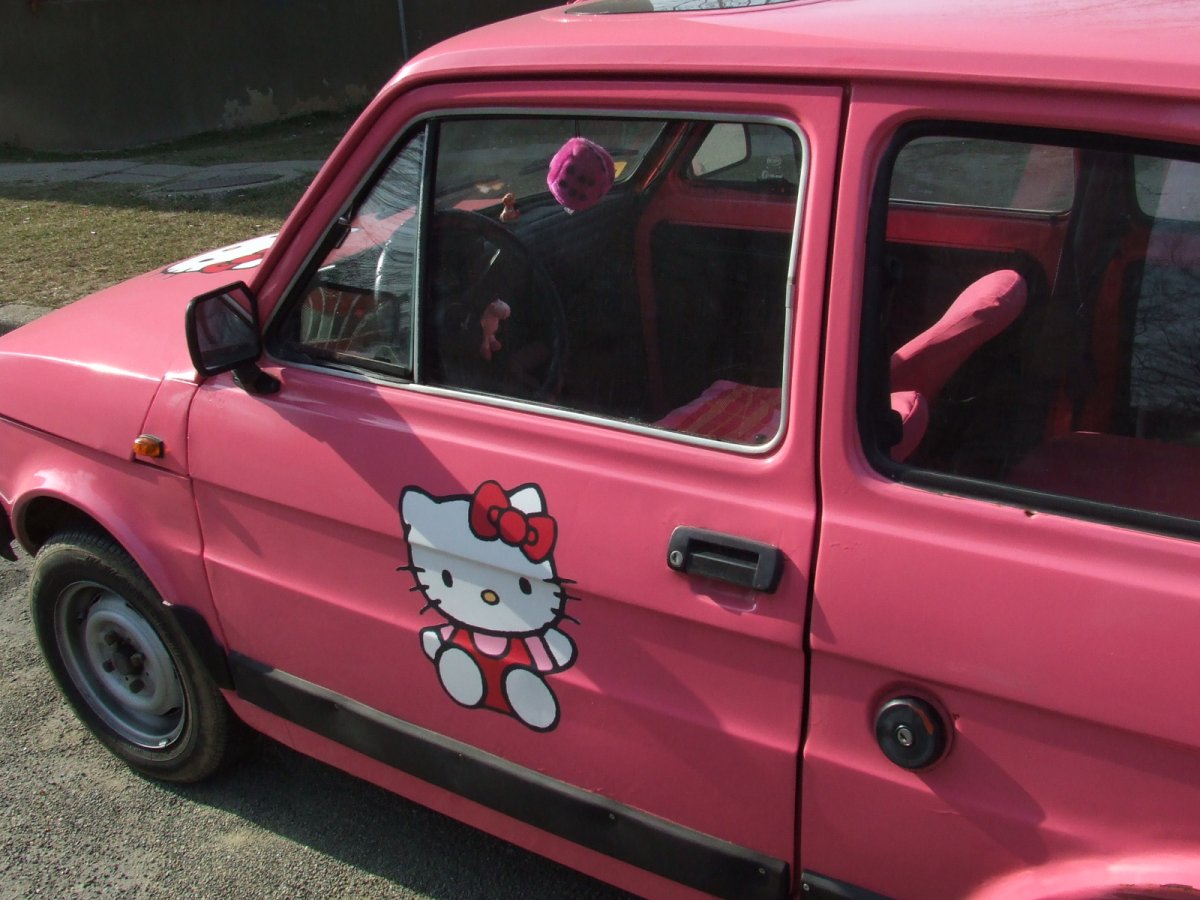 Машина Хелло Китти розовая