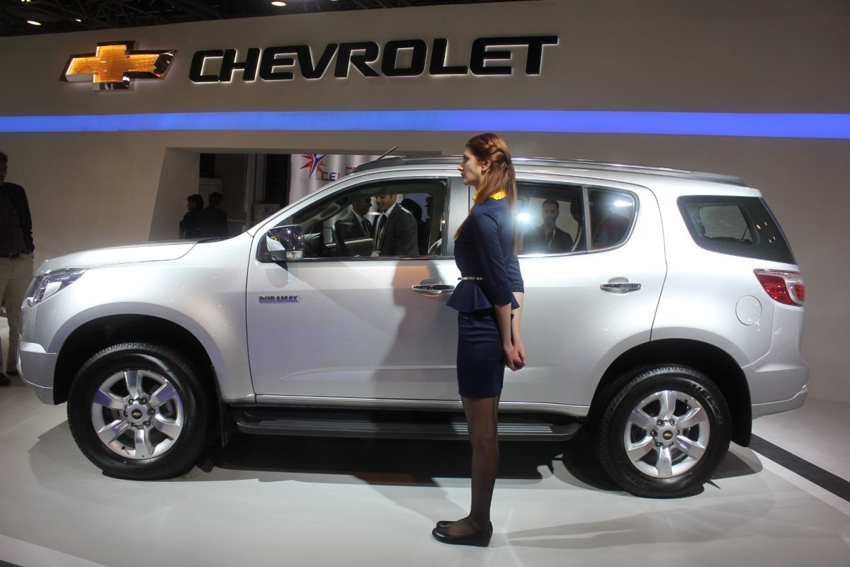 Chevrolet trailblazer 2015 с человеком