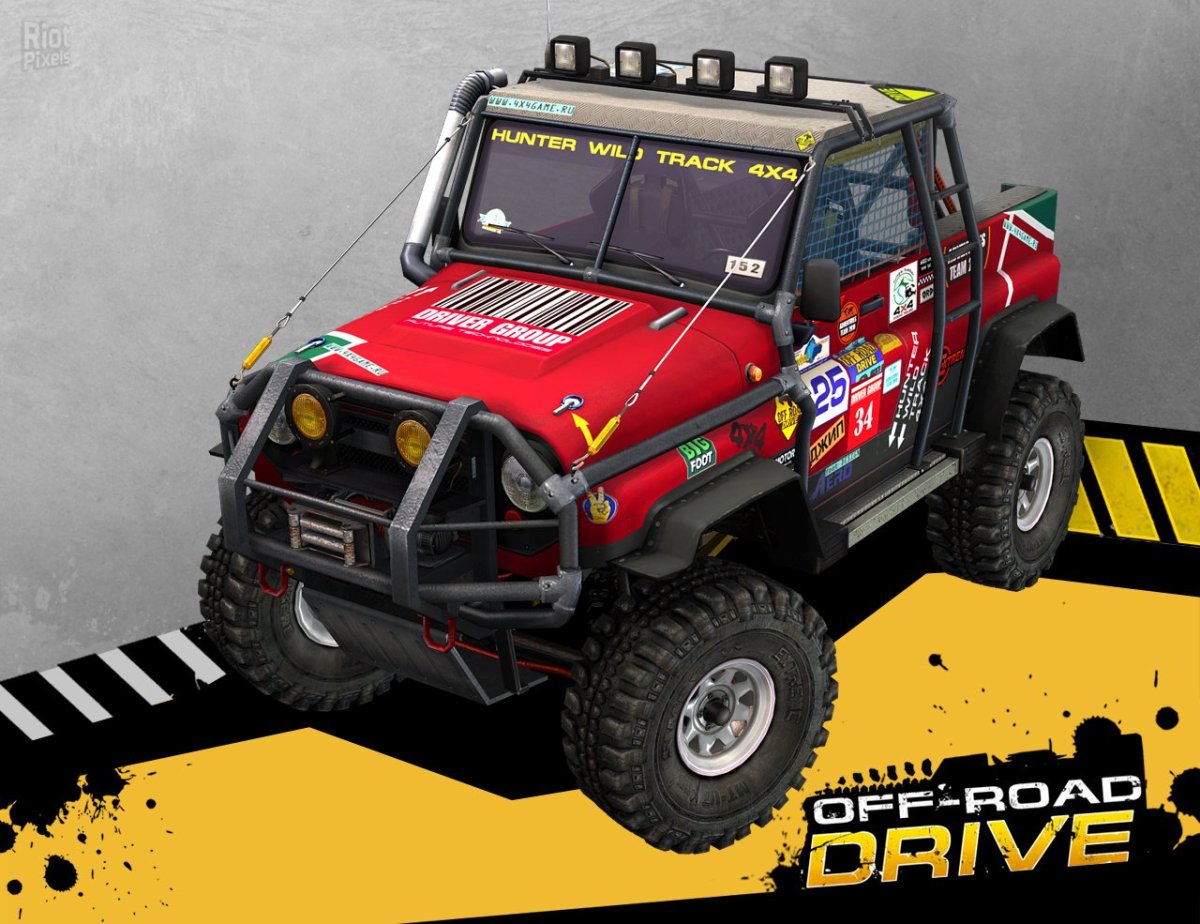 Полный привод УАЗ 4x4 3