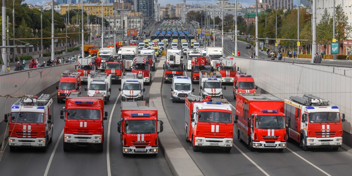 Парад городской техники в Москве 2019