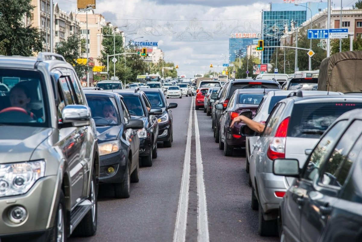 Автомобильное движение в Астане