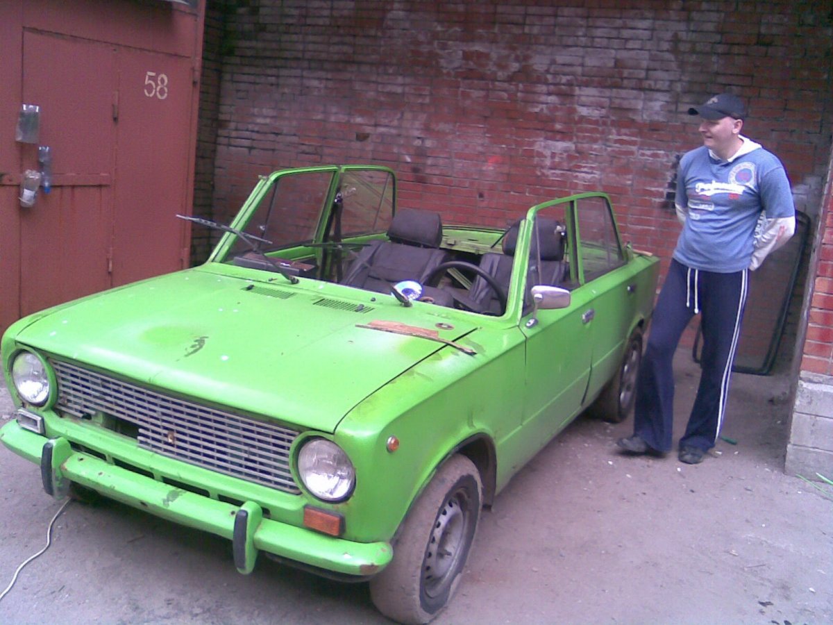 ВАЗ 2101 кабриолет зеленый