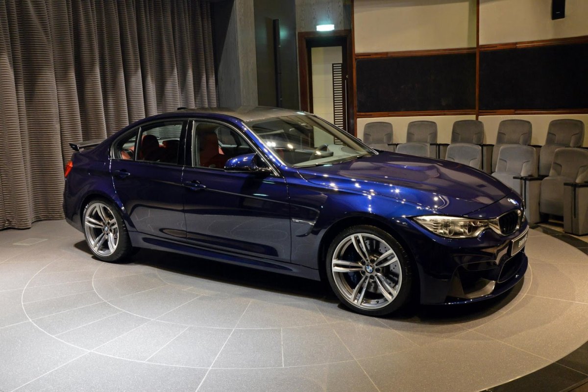 BMW m3 Tanzanite Blue