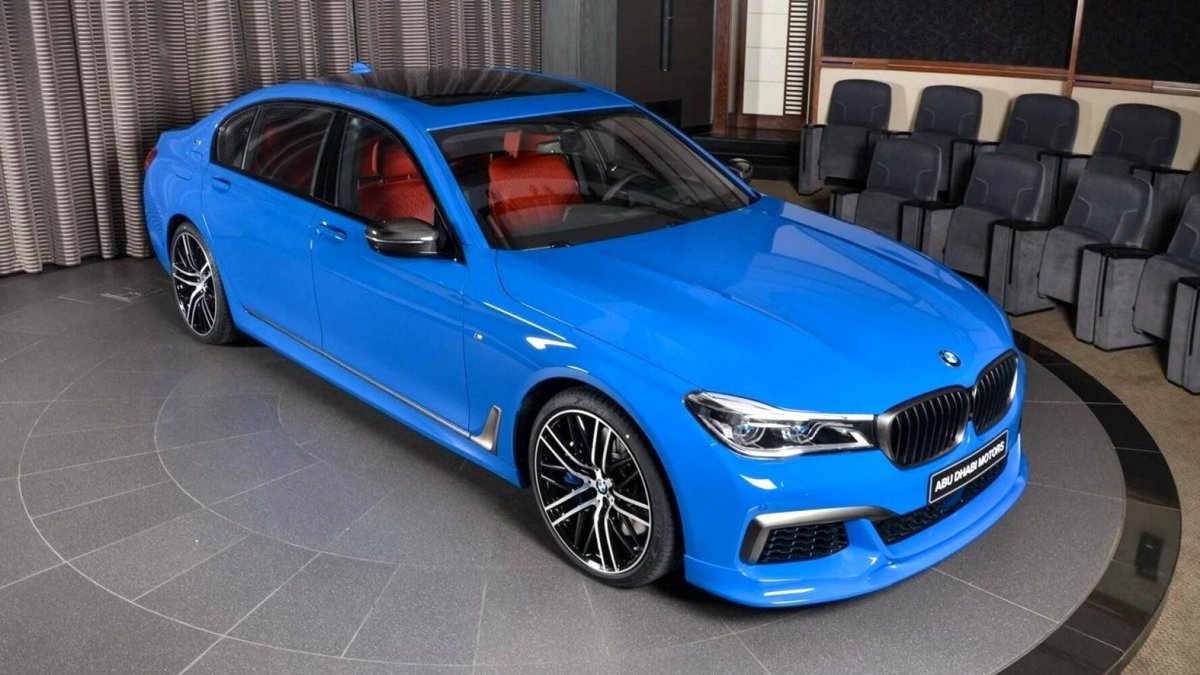 BMW 760m цвета