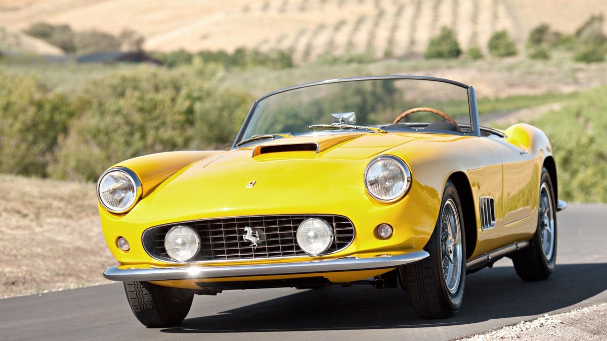 Ferrari 250 gt California Spyder 1961 Yellow