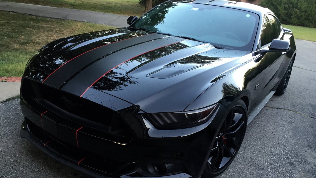 Mustang 2015 Tuning черный