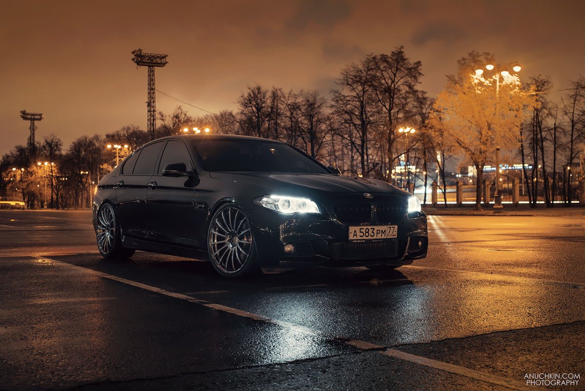 BMW m5 f10 зима
