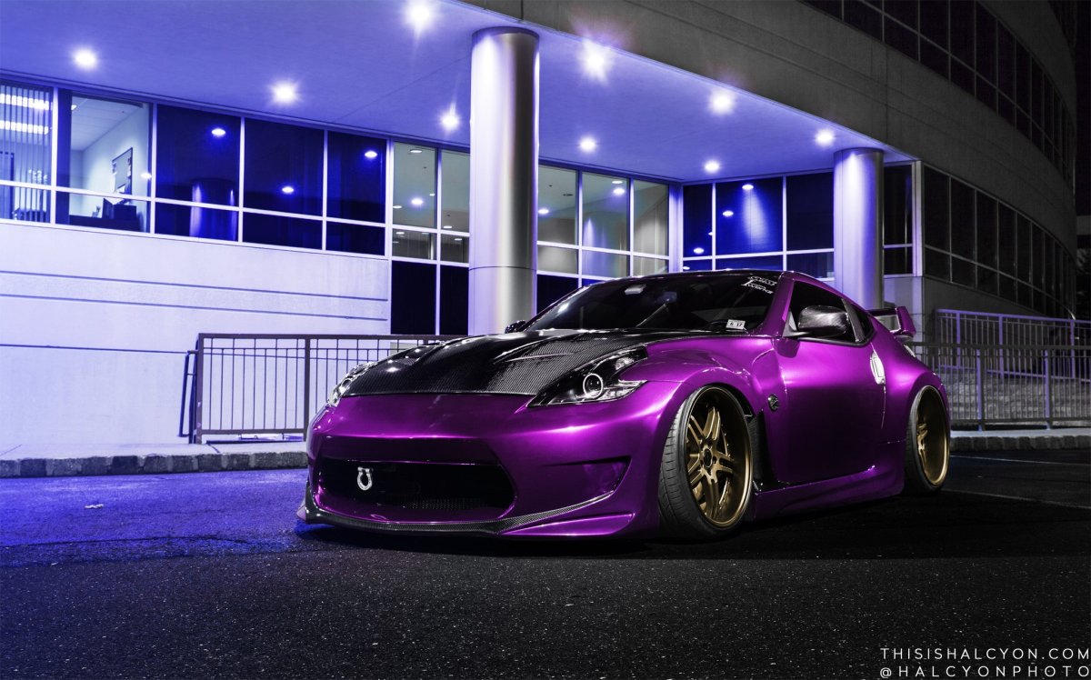 Nissan 370z фиолетовый
