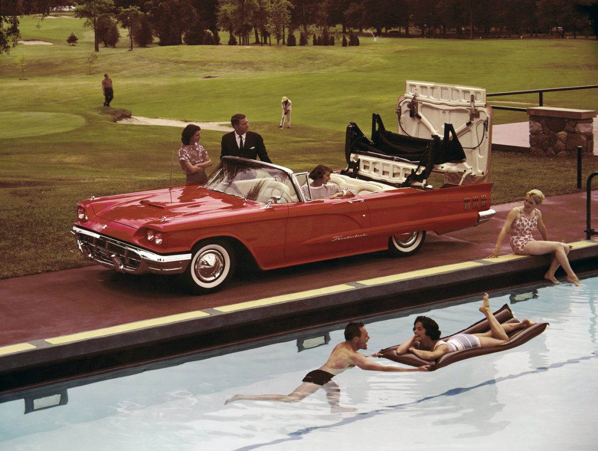 Форд кабриолет 50-х годов США