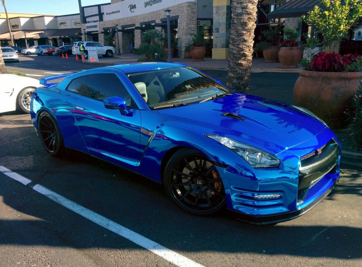 Nissan GTR r35 Blue