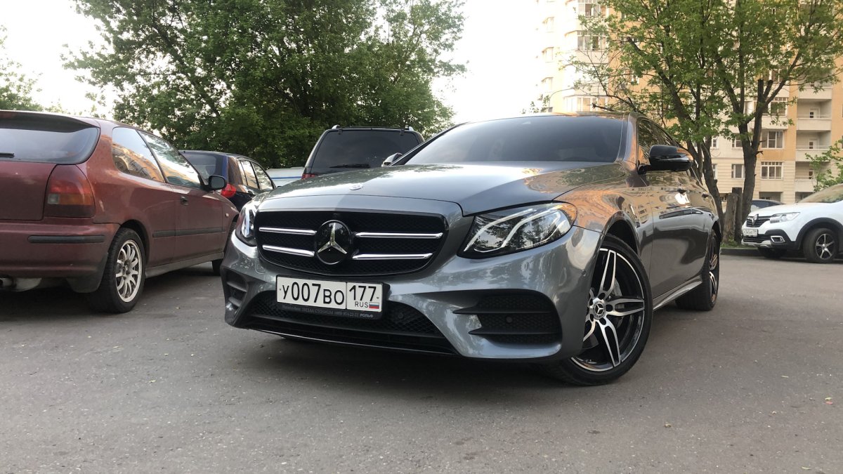 Mercedes w213 белый антихром