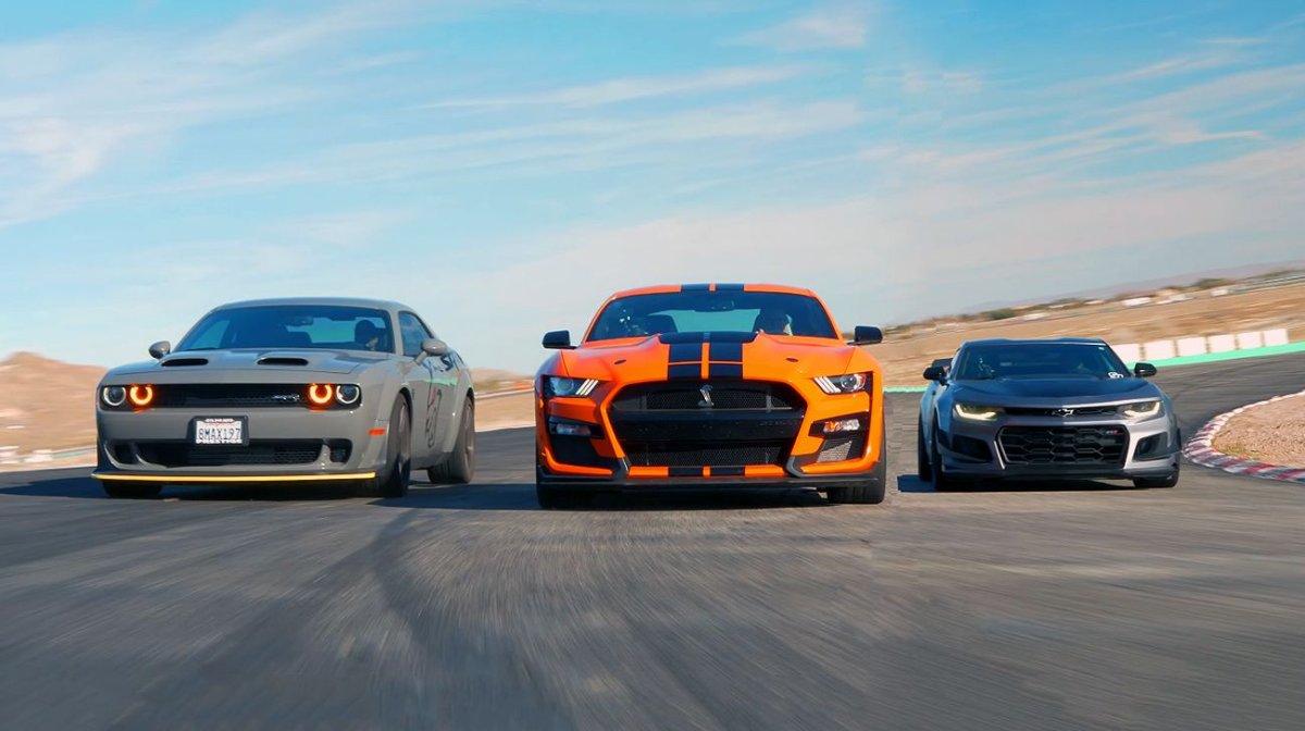 Dodge Challenger vs Chevrolet Camaro vs Ford Mustang