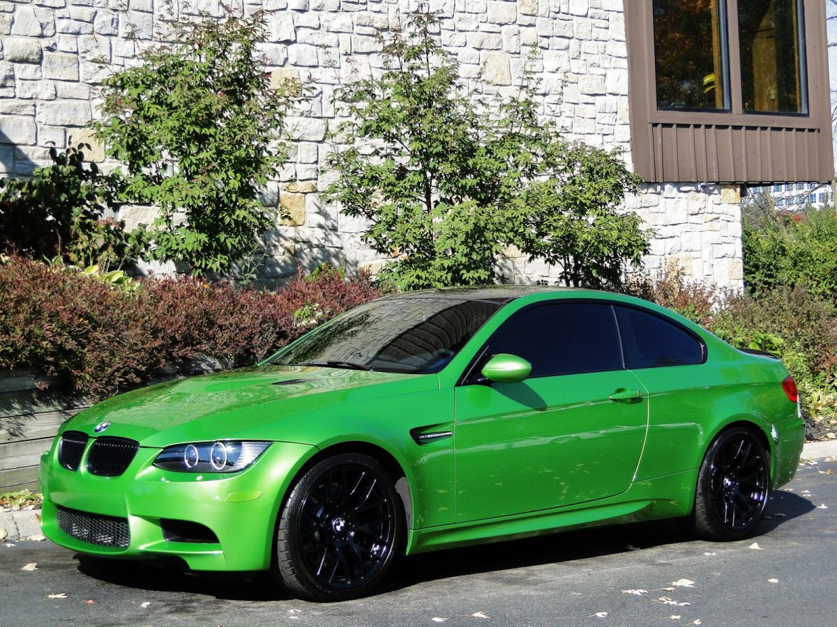 BMW m3 зеленая