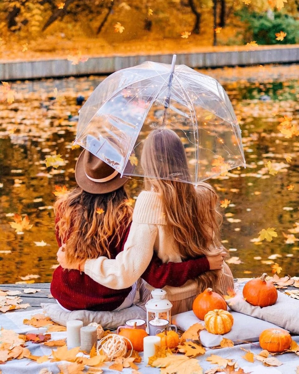 Осенний пикник с подругой