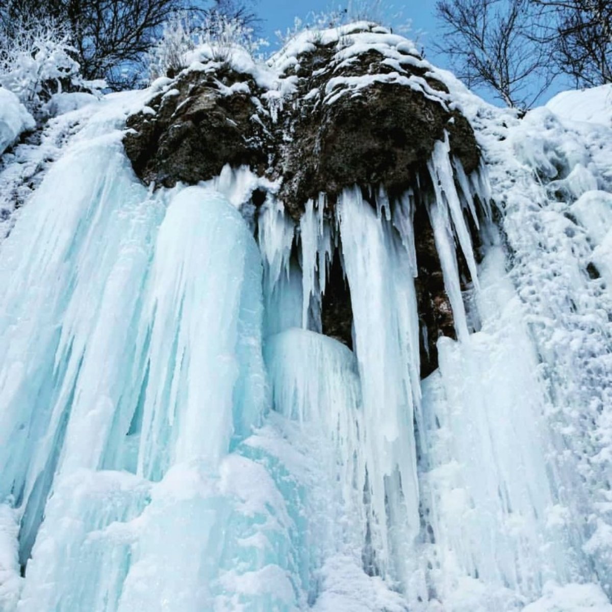 Водопад в Архангельском районе Башкортостан