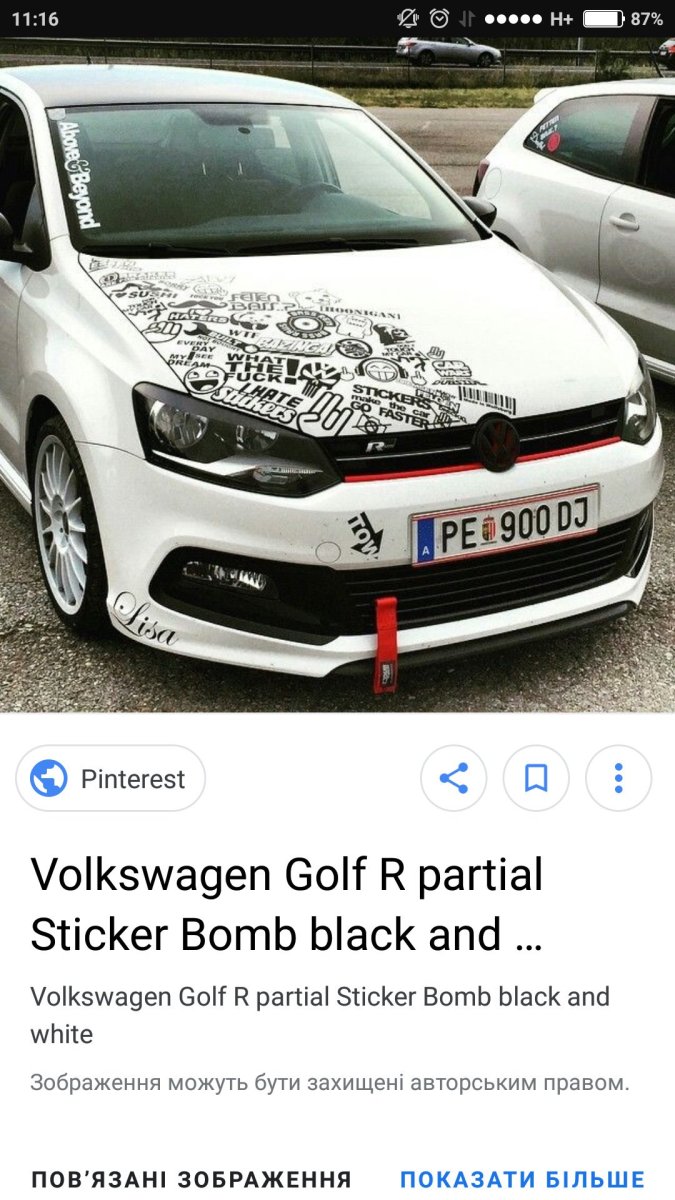 Volkswagen Polo sedan винил