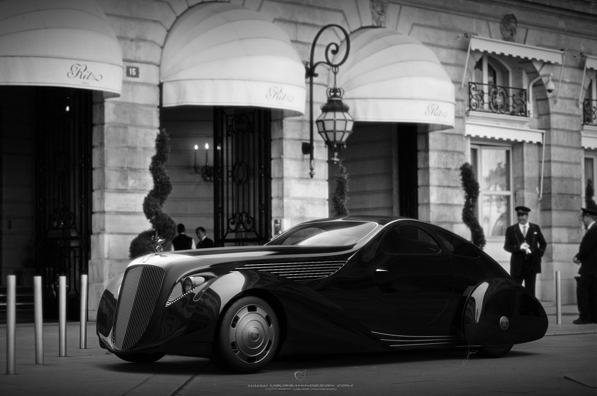 Rolls Royce aerodynamic Coupe