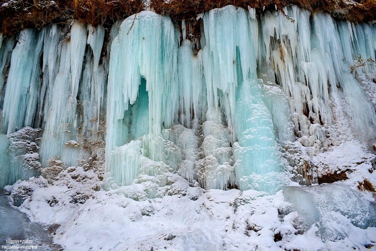 Ледяной водопад Пермь