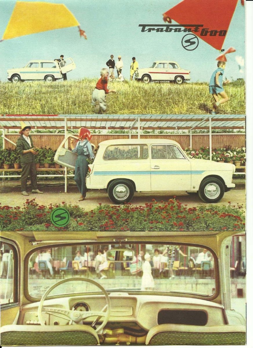 Автомобиль Трабант реклама ГДР
