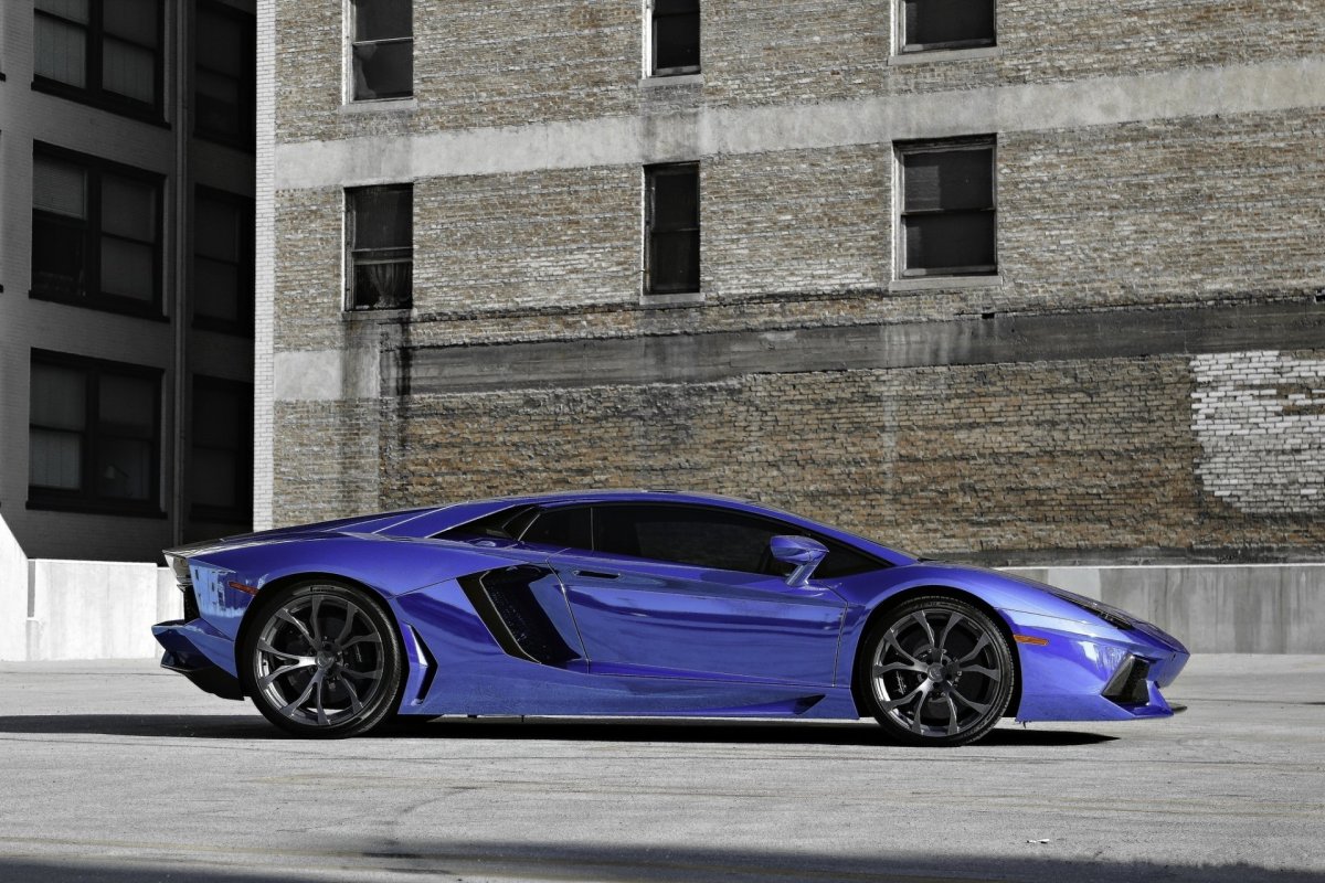 Lamborghini Aventador lp700-4 Blue