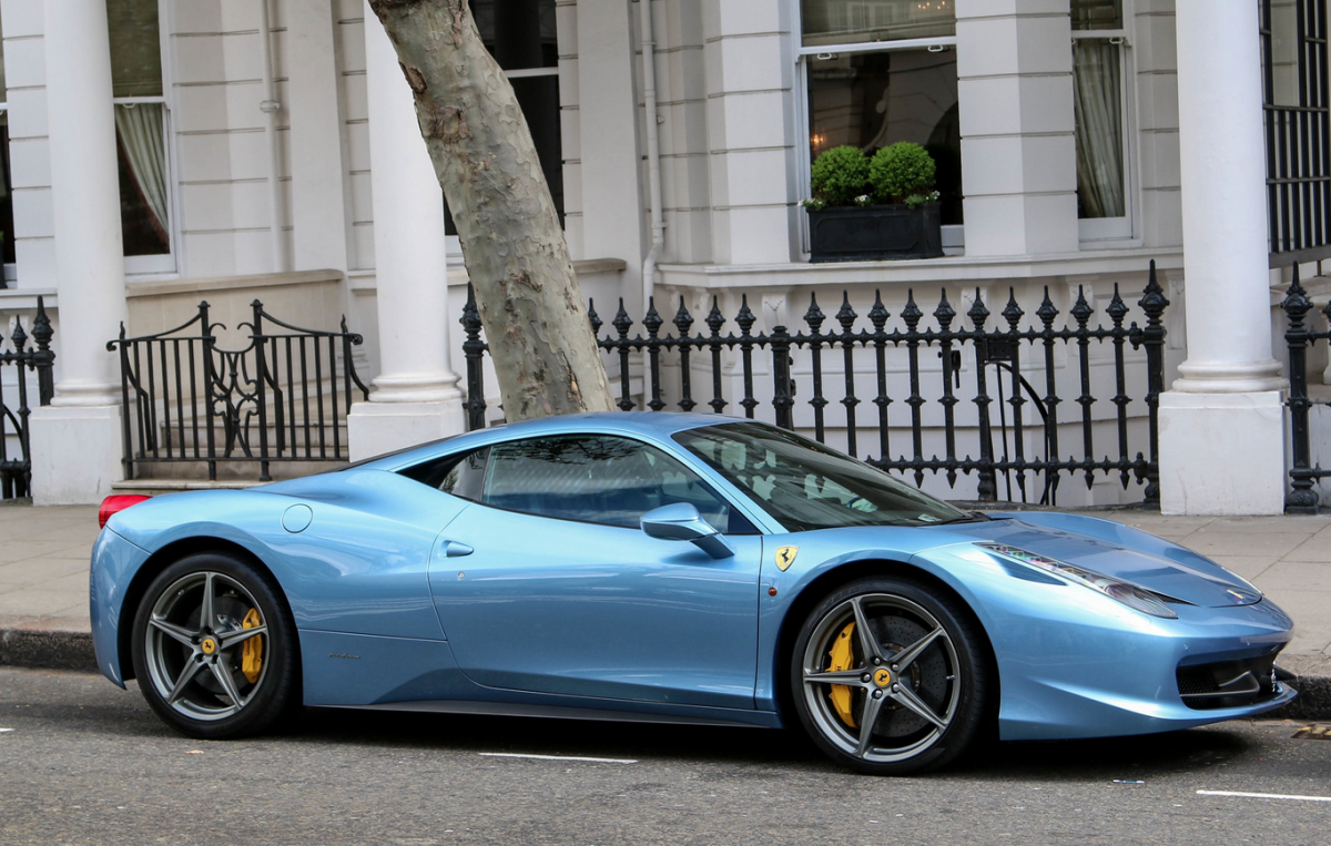 Ferrari 458 Blue