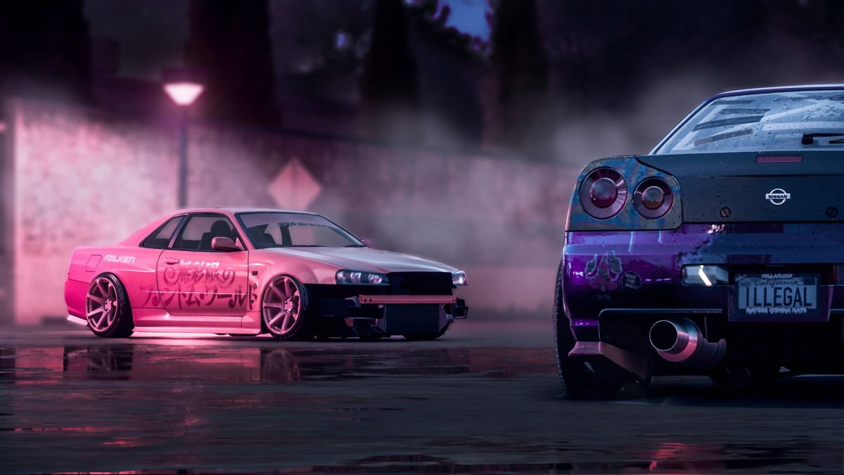 Nissan Skyline GTR r34 дрифт