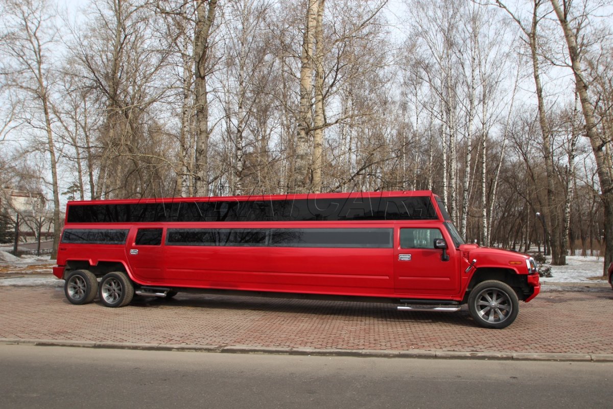 Лимузин Хаммер h2 двухэтажный