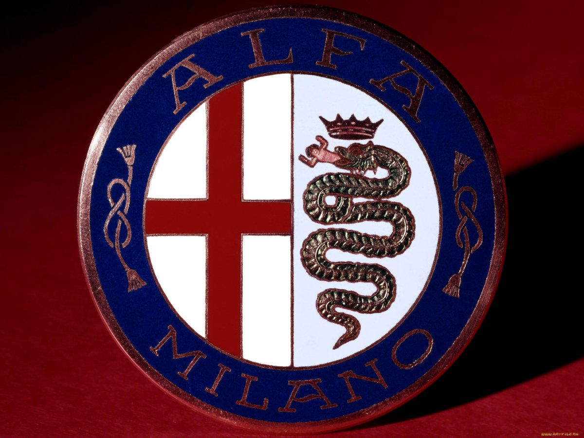 Логотип машины Альфа Ромео