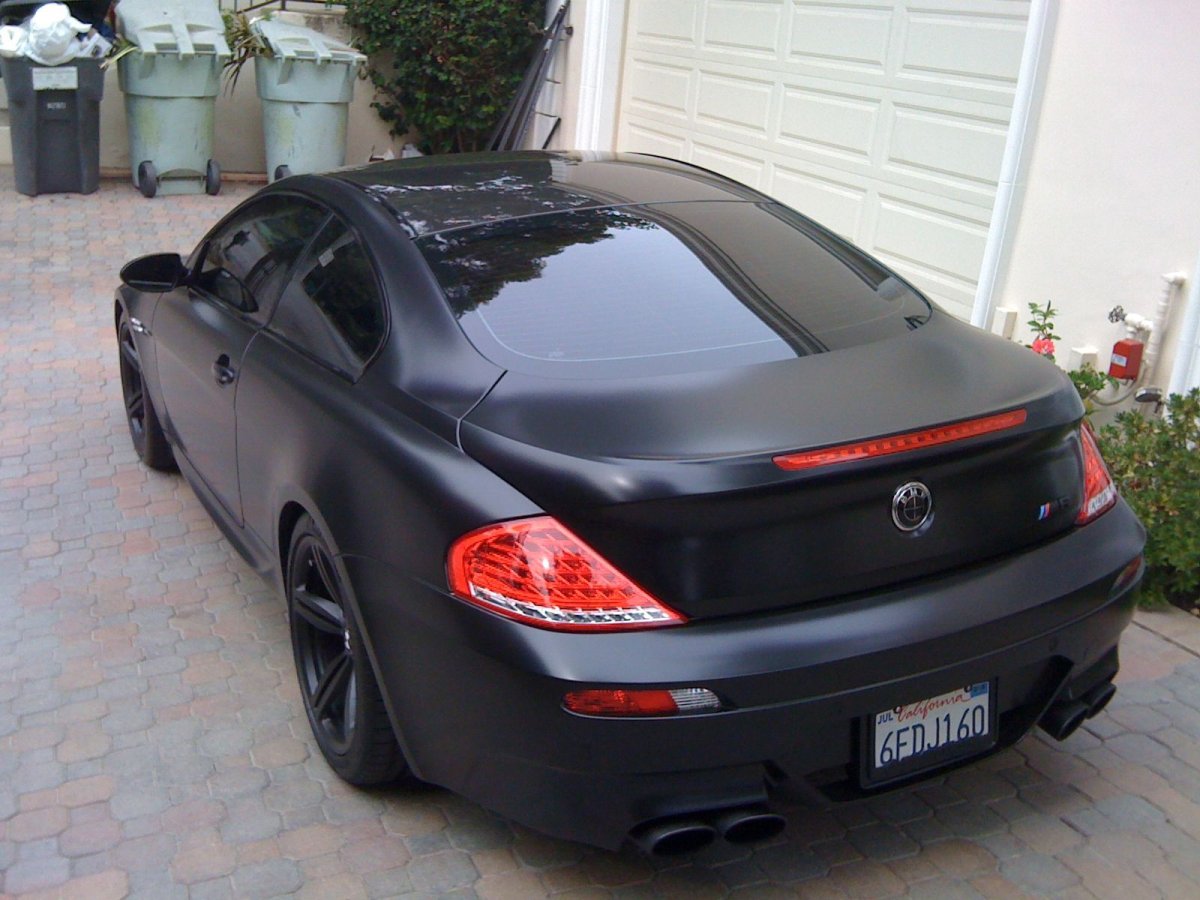 BMW 6 e63 сатин Блэк