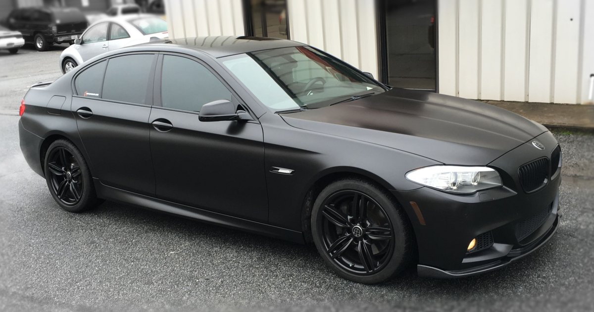 BMW f10 матовый черный