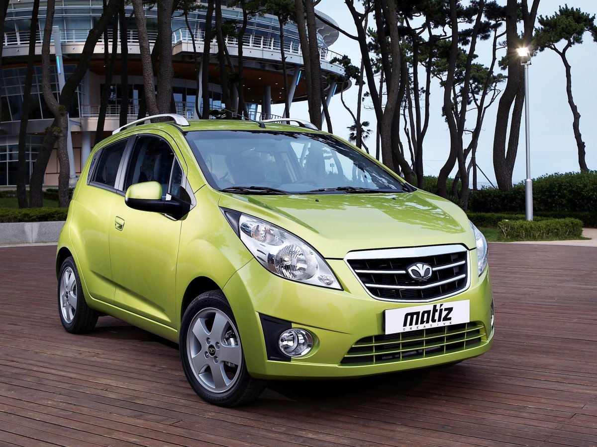 Daewoo Matiz зеленый