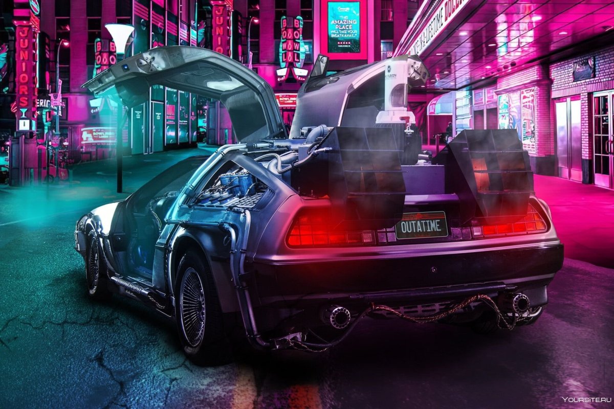 Делориан киберпанк 2077